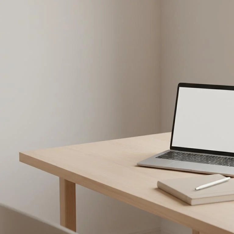 Svetel, miren delovni prostor z zvezkom in prenosnikom – vodnik o odvisnosti od iger na srečo v Sloveniji (brez sprožilnih podob)